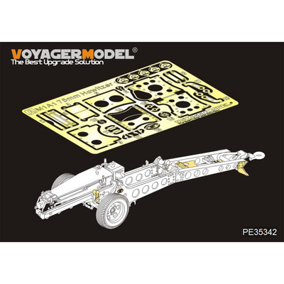 PE35342 Voyager Model 1/35 Фототравление для американской 75-мм гаубицы M1A1 (для Vison Models 35001)