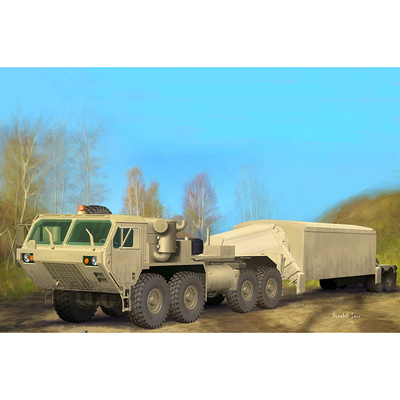 07177 Трубач 1/72 Тягач M983 с радаром X-диапазона AN/TPY-2