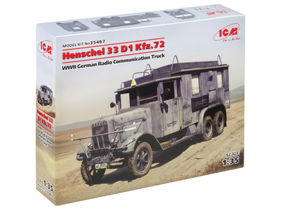 35467 ICM 1/35 Германская машина связи 2МВ Henschel 33 D1 Kfz.72