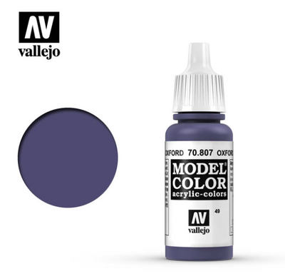 70807 Vallejo Краска акриловая `Model Color` цвет Оксфордский синий, 17 мл