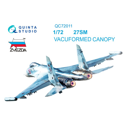 QC72011 Quinta Studio 1/72 Glazing set for the C-27CM model (for the Zvezda model)