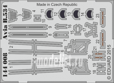 144008 Eduard photo etched parts for 1/144 scales Avia B. 534
