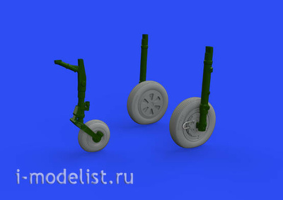 672236 Eduard 1/72 Набор дополнений MiGG-21ПФ колёса 