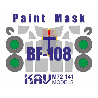 M72 141 KAV models 1/72 Окрасочная маска на Bf-108 (Fly/KP)