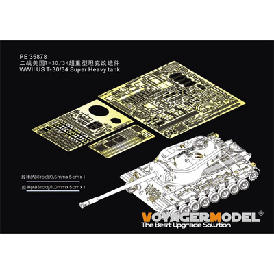 PE35878 Voyager Model 1/35 Набор фототравления для танка тип 30/34 (TAKOM 2065)