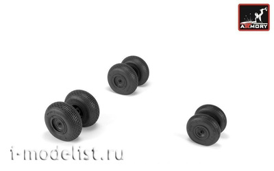 AW72062 Armory 1/72 wheel add-on Kit for Halo with weighted tires