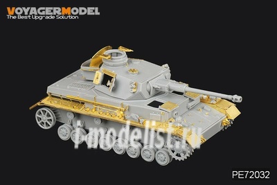 PE72032 Voyager Model 1/72 Фототравление для WWII German Pz.Kpfw.IV Ausf.F/G 