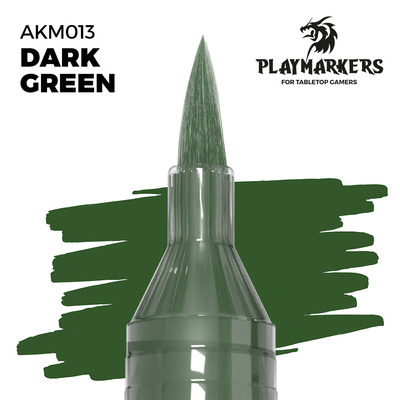 AKM013 AK Interactive Акриловый маркер PLAYMARKER - Тёмно-зелёный / DARK GREEN – PLAYMARKER