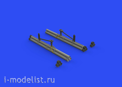 648577 Eduard 1/48 Addition to the model P-51D Bazooka rocket launcher