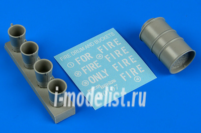 480 107 Aires 1/48 Набор дополнений Fire drums and buckets