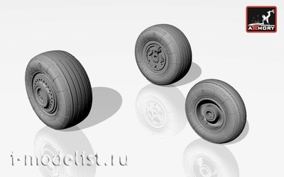 AW72020 Armory 1/72 wheel add-on Kit for C-25 Frogfoot Wheels