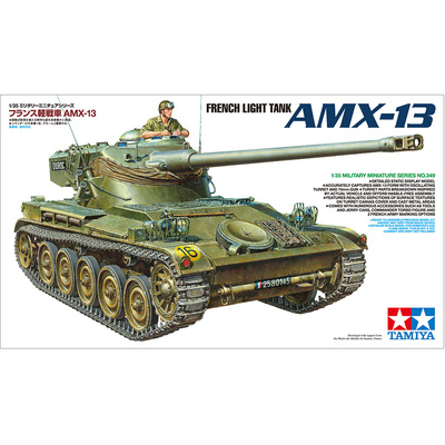 35349 Tamiya 1/35 Французский легкий танк AMX-13, 1 фигура