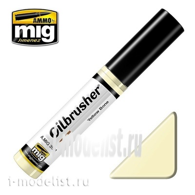 AMIG3521 Ammo Mig YELLOW BONE (Oil paint with thin brush applicator)