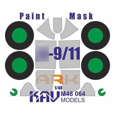 M48 064 KAV models 1/48 Окрасочная маска на Лавочкин-9/11 (АРК)