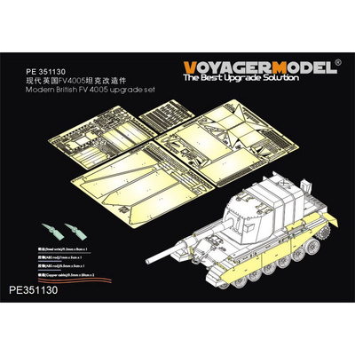 PE351130 Voyager Model 1/35 Photo Etching for Modern British Heavy Tank FV 4005 II Upgrade Kit