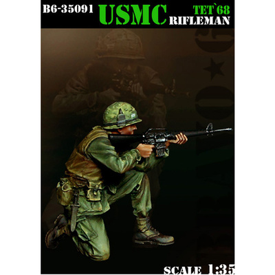 B6-35091 Bravo-6 1/35 U.S.M.C. Rifleman, Tet'68 / Стрелок из U.S.M.C., Тет'68