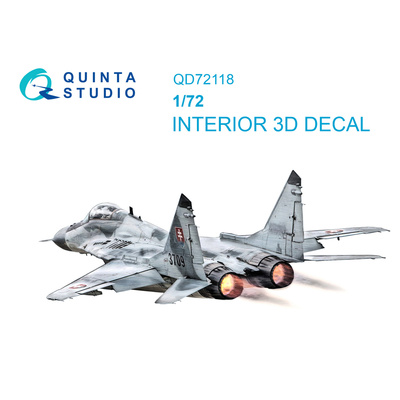 QD72118 Quinta Studio 1/72 3D Декаль интерьера кабины М-29A (NATO) (Трубач/IBG Models)