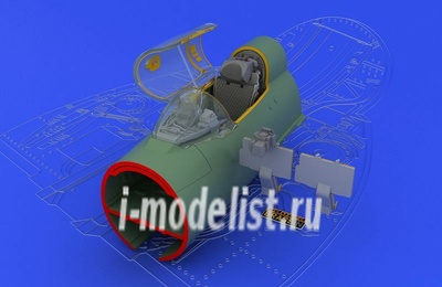648035 Eduard 1/48 Набор дополнений MiGG-21MF interior early