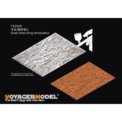 TEZ089 Voyager Model Окрасочная маска Зернистость Образец 4