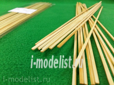 5134 Свмодель Рейки 1,5х3 мм - длина 300 мм - сосна - 30 шт