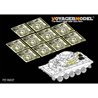 PE16037 Voyager Model 1/16 Фототравление для M551 Sheridan Airborne Tank Road Детали колес и коробки с боеприпасами