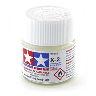 81502 Tamiya X-2 White (Белая) Акриловая краска