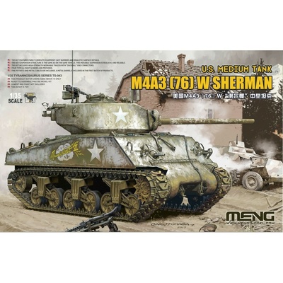 TS-043 Meng 1/35 Американский средний танк M4A3 (76)W «Шерман»