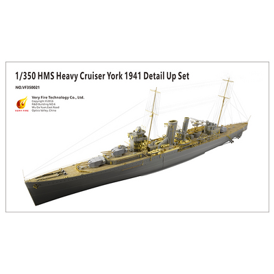 VF350021 Very Fire 1/350 Набор toполнений для HMS York (Т$ач)