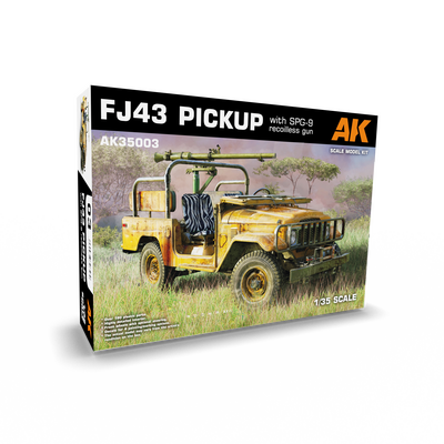 AK35003 AK Interactive 1/35 Внедорожник FJ43 с гранатомётом СПГ-9 «Копьё»