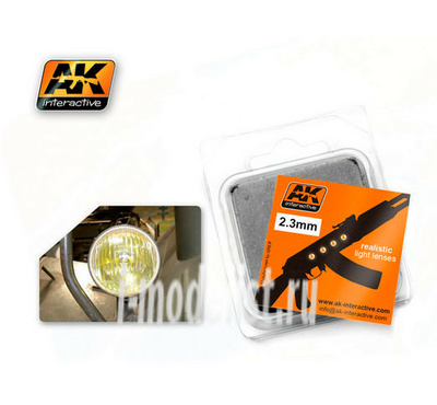 AK-211 AK Interactive Lenses transparent yellow AMBER 2,3 mm