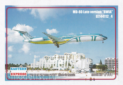 144112-4 Восточный экспресс 1/144 Авиалайнер MD-80 поздний BWIA (Limited Edision)