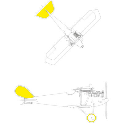 EX769 Eduard 1/48 Окрасочная маска для Pfalz D. IIIa Weekend