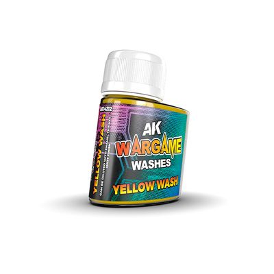 AK14212 AK Interactive Смывка Wargame Жёлтая / YELLOW WASH – WARGAME SERIES