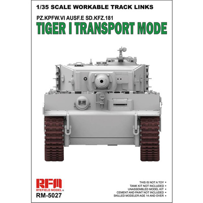 RM-5027 Rye Field Model 1/35 Рабочие траки для Tiger I Transport Mode