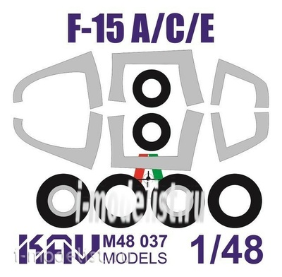 M48 037 KAV models 1/48 Окрасочная маска на F-15 A/C/E (Italeri)