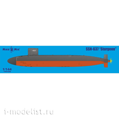 144-030 Microcosm 1/144 Nuclear submarine USS Sturgeon