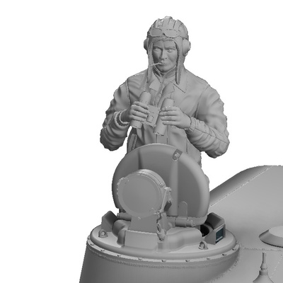 FL35012 GE Models 1/35 Командир танка 60-х гоtoв №1