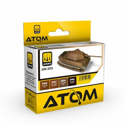 ATOM20755 Ammo Mig Набор ATOM модуляции красной грунтовки / RED PRIMER MODULATION SET 
