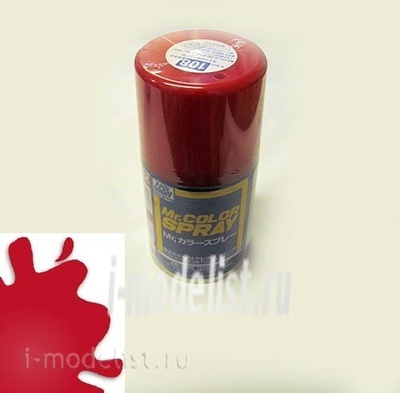 S108 Gunze Sangyo Краска-спрей Character Red (насыщенная красная)