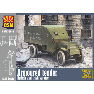 CSM35019 Copper State Models 1/35 Бронированный тендер британской и ирландской службы