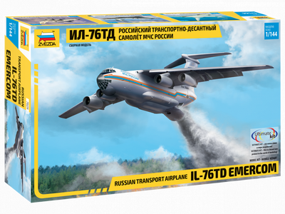 7029 Звезда 1/144 Российский транспортно-десантный самолет Ил-76 ТД МЧС России