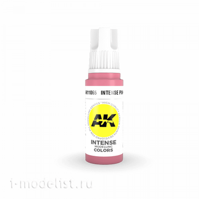 AK11065 AK Interactive Краска акриловая 3rd Generation Intense Pink 17ml / Насыщенный розовый