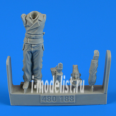 480 188 Aires 1/48 Набор дополнений German WWII Tank crew - Commander