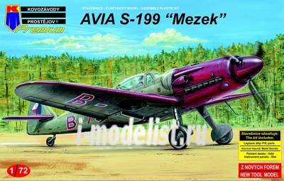 KPM0019 Kovozavody Prostejov 1/72 AVIA S-199 „MEZEK“