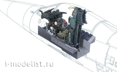 2991 Italeri 1/12 F-104 G Cockpit