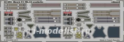 32695 Eduard 1/32 Фототравление привязные ремни Hawk T1 Mk.53 seatbelts