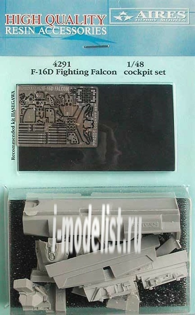 4291 Aires 1/48 Набор дополнений F-16D Fighting Falcon cockpit set