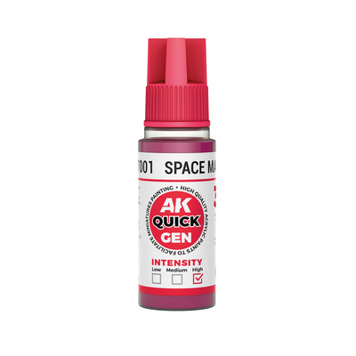 AK17001 AK Interactive Краска акриловая QUICK GEN - Космический пурпурный / SPACE MAGENTA