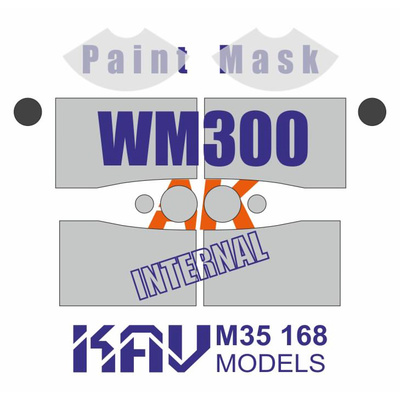M35 168 KAV models 1/35 Окрасочная маска для модели Dodge Power Wagon WM300 (AK Interactive)