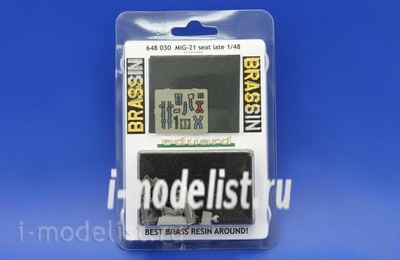 648030 Eduard 1/48 Набор дополнений MiGG-21 seat late